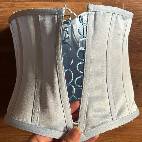 NWOT Blue Corset - Picture 7 of 9